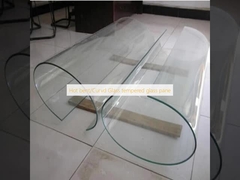 Sıcak bükülmüş/Kürüklü Cam kalınlaştırılmış cam paneli