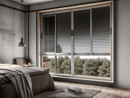 Modern Evler İçin OEM Toz Kaplı Alüminyum Kaydırıcı Pencereler Hafif