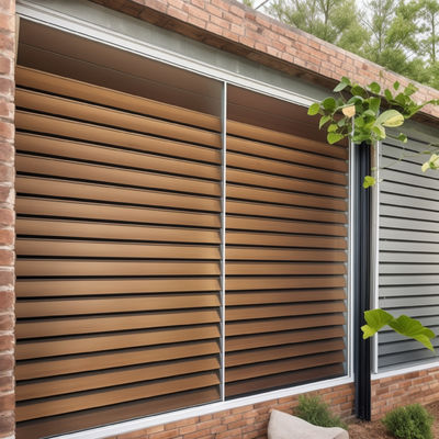 Havalandırılmış Alüminyum Çerçeve Louver Pencere / Alüminyum Jalousie Pencereler