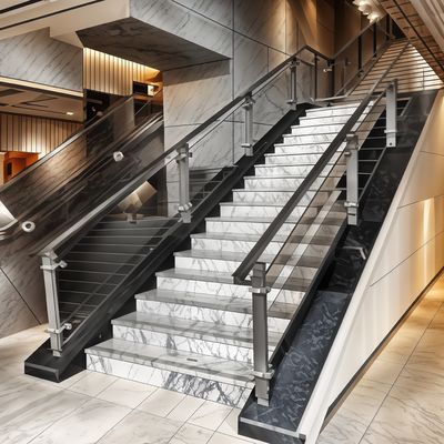 Modern Alüminyum Merdiven Railing hafif Alüminyum Merdiven Railing